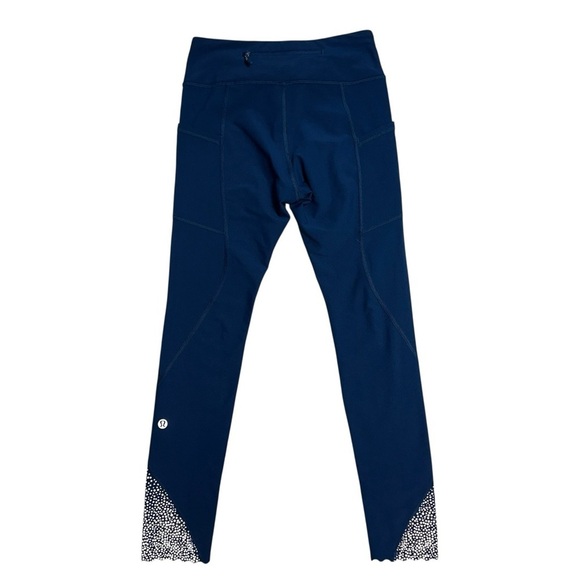 Lululemon Tight Stuff True Navy 25” Athletic Leggings Womens 4 - Picture 8 of 8